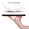 Miniatyrbild 4 av 5: PU Läder Smart Magnetisk Flip Ereader Fodral Kompatibelt För Kobo Clara HD Red