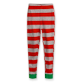 Miniatyrbild 2 av 4: Jul familj matchande pyjamas Grinch print topp randiga byxor pyjamas set Men M