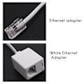 Pikkukuva 5 / 5: 2-osainen 8p4c / Rj45 Uros Rj11 6p4c Naaras M / F -sovitin Puhelin Ethernet