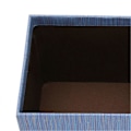 Miniatyrbillede 4 af 4: 4 stk. Gaveæske med låg 9,9x9,4x9,9 cm Gaveindpakningsæsker til bryllup, jul, fødselsdag, Valentinsdag, blå HM2330409
