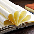 Miniatyrbillede 5 af 5: Klassisk Linjeret Notesbog Hardcover Dagbog Perfekt til Kontor Hjem Skole Forretning Skrivning og Noter (Lyseblå)