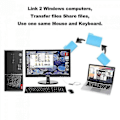 Miniatyrbilde 2 av 4: USB Dataoverføringskabel PC til PC for Windows - USB 2.0 Datalink PC Link Kabel VJZ