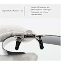 Miniatyrbild 4 av 5: 3-pack, Clip-on Flip Up Polariserade Linser För UV-skydd Solglasögon Ay