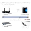 Pikkukuva 2 / 5: USB-C - Rj45 Konsolikaapeli Tukee Type C USB-C Laitteita Reitittimiin Kytkimiin