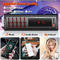 Pikkukuva 2 / 5: Auton MP3-soitin Handsfree-puhelut Kaksois-USB Langaton Bluetooth AUX-tulo 1099 Autokorttiradion tuki
