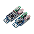 Miniatyrbilde 3 av 5: Cm108 USB Lydkort Chip Driverfri Ekstern Lydkortmodul for Datamaskin