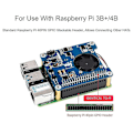Miniatyrbilde 3 av 5: POE HAT (C) for 4B/3B+, Power Over Ethernet HAT, Støtter IEEE 802.3Af/At-kompatibelt nettverk