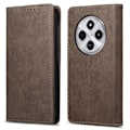 Pikkukuva 1 / 5: DF-05 Yhteensopiva Xiaomi Redmi 14C 4G Lompakkokotelo RFID PU Nahkainen Puhelinkuori Brown