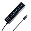 Miniatyrbillede 3 af 5: USB 3.0 Hub USB Hub 3.0 Multi USB Splitter Hub 7 Port Multiple Expander USB Hub