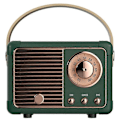Miniatyrbild 1 av 5: HM11 2:a Gen Retro Bluetooth Högtalare Portabel Trådlös Högtalare Stöd U-disk TF-kort AUX Green