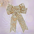 Miniatyrbild 2 av 5: 8 st Glitter Julkrans Rosett Julgransprydnader Rosetter För Julfest Dekor bd