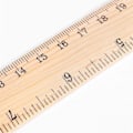 Miniatyrbillede 1 af 5: 12 x Træ Lineal Student Linealer Træ Skole Linealer Kontor Lineal Måle Lineal, 2 Skalaer (12 Tommer)