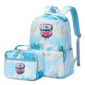 Pikkukuva 1 / 5: 2 kpl Disney Lilo Stitch Multi Pocket -reppu lounaskassirepulla style 7