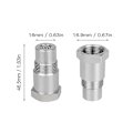 Miniatyrbillede 3 af 5: Bil Cel Fix Check Engine Light Eliminator Adapter - Oxygen O2 Sensor M18x1.5 Til Off Road 2 stk