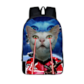 Miniatyrbilde 2 av 5: Funny Space Cat Unicorn ryggsekk Laser Cat Kitty Dagsekk Barn Skolevesker for tenåringer Jenter Skoleryggsekker Barn Bokveske style 9