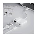 Miniatyrbillede 3 af 5: Usb C til Ethernet Adapter, Usb Type C til Rj45 Gigabit Ethernet Lan Adapter med 60w Oplader, Til /p Y