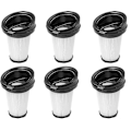 Miniatyrbilde 1 av 5: Cisea 6 stk. filter for Grundig Vch9629 støvsuger, Reehi erstatningsfilter for Vch 9832, filtertilbehør for Vch9632 Vch9631 Vch9630 Vch9629 (r