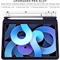 Miniatyrbild 3 av 5: Fodral för Ipad Air 4 Generation 10.9 (2020) / Ipad Air 5 Generation 10.9 (2022) Auto Wake / Sleep Funktion Stående Fodral, Blå