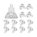 Miniatyrbilde 1 av 5: Mr11 halogenpærer (pakke med 12), Gu4 halogenpære 12v 20w, Mr11 Gu4 dimbar pæredeksel for taklampe
