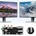 Pikkukuva 1 / 5: Micro HDMI - HDMI -muunnin näytön liitinadapteri Raspberry Pi 5/4B:lle
