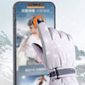 Pikkukuva 3 / 5: Lumihanskat Vedenpitävät Talvi Ski Gloves Lämpimät neutraalit käsineet SK22Hibiscus Purple(Snowflake)