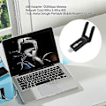 Miniatyrbilde 4 av 4: 1300 Mbps USB 3.0 WiFi-adapter, driverfri, 2,4 GHz/5 GHz dual-band Wi-Fi-dongle, mottaker 80211ax/ac/a/b/g/n WIFi 5 trådløst nettverk C SZRH