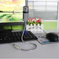 Miniatyrbilde 5 av 5: LED USB-vifte, Ny Kreativ Programmerbar USB-drevet Bærbar Vifte, Mini Svanehals DIY Melding Vifte For Laptop Og Datamaskin - Fargerike Lys
