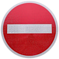Miniatyrbild 1 av 2: Trafikskylt Varningsskylt Stoppskylt Varningsskylt Trafik Stoppskylt