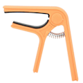 Miniatyrbild 1 av 4: Gitarr Capo Portabel Clipon Fjäder Capo Stränginstrument Spel Tuning Tillbehör (Orange)