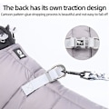 Miniatyrbild 3 av 5: Pet Dog Jacka Quilted Puffed Coat Valp Hund Varma Vinterkläder Utomhus Color Block Väst Gray 3XL