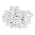 Miniatyrbillede 1 af 3: Metal Skiver M6, Flade Skiver 50 Stk, Rustfri Stål Skive M6 X 18mm, Skive I 304 Rustfrit Stål Din9021 / Iso7093