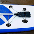 Miniatyrbillede 5 af 5: 4 stk. D-ring Patch til Oppustelig Båd Kajak Sup Cirkulær D-ring Pad Rustfrit Stål D-ring Spænde Pvc Patch Paddleboard Kano Rafting Tilbehør b Db E