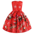 Miniatyrbild 3 av 4: Jul Barn Flickor Ärmlös Prinsessklänning Underbar balklänning Småbarn Pageant Balkväll Xmas Dansfest Skaterklänningar Big Red 3-4 Years