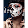 Miniatyrbilde 2 av 5: 9 Par Halloween Øredobber Halloween Drop Dangle Øredobber Gresskar Svart Katt Øredobber For Kvinner Halloween Fest Antrekk A