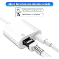 Miniatyrbild 3 av 5: Lightning till Ethernet-adapter, kompatibel 2-i-1 Ethernet LAN-nätverksadapter med laddningsport (hs)