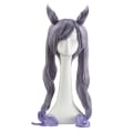 Pikkukuva 1 / 5: Peli Genshin Impact Keqing Cosplay Puvut Genshin Ke Qing Impact Halloween Cos Kengät Keqing Ponytails Mixed Purppura Cosplay Peruukki only wig 36