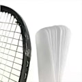 Miniatyrbild 4 av 5: Transparent Racket Head Sticker Frame Guard Repskydd Tennisracket Skyddstejp Minska Friktion TPU