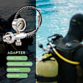 Miniatyrbilde 5 av 5: Oppgrader Fyllestasjon Ladeadapter Adapter Fra Dykketank Med Din 232/300bar Kobling For Pcp Luftpåfylling Y