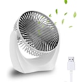 Pikkukuva 1 / 5: USB-tuuletin, USB-pöytätuuletin säädettävällä nopeudella ja pyörivällä päällä (musta)