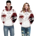 Miniatyrbild 2 av 4: Cool hoodie tröja för damer för herr Långärmade huvtröjor med fickor med dragsko L