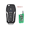 Miniatyrbillede 3 af 4: Keydiy B12-3 Fjernbetjening Bilnøgle Universal 3 Knapper Til Stil For Kd900/-x2 Mini/ Urg200 Program