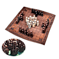 Miniatyrbilde 5 av 5: Viking Sjakk Tradisjonelt Strategi Bærbart Brettspill