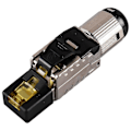 Miniatyrbilde 1 av 2: RJ45-kontakt Cat8 Ethernet-kabelende Krymp Ethernet-kabel Modulær Pluggkontakt