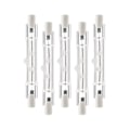 Miniatyrbilde 1 av 5: 5-pak R7s 118mm 300w 230v, r7s halogen lineær lyspære, dimmbar halogenlampe for byggearbeid