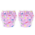 Miniatyrbilde 2 av 5: Baby Badeshorts Bleie Vanntett Knappjustering Pustende Gjenbrukbar Småbarn Bade Dusj Badeshorts Bleie for Svømmeundervisning T19