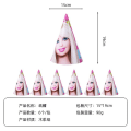 Pikkukuva 1 / 5: Barbiee-nukke Syntymäpäiväjuhla Koristetarvikkeet Vaaleanpunainen Tyttö Teema Astiat Cup Lautas Ilmapallo Baby Shower Prinsessa Juhlasisustus Lahjat paper hat 6pcs