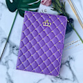 Miniatyrbillede 1 af 4: Ubiuoipad 10.2 2021/2020/2019 Etui, iPad 9./8./7. Gen Etui Krone Bling Diamant Sødt Elegant PU Læder Smart Auto Sleep/Wake Stand Stødsikkert Etui F