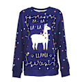 Pikkukuva 1 / 2: Pariskunnalle printed pitkähihainen neulepusero Miesten naisten joulujuhla pyöreä kaula Uutuus ruma neulepusero casual topit style 11 L