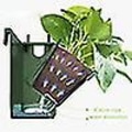 Miniatyrbild 2 av 5: Stapelbar Väggväxt Trädgård Plastkruka Självvattnande blomkruka Väggmonterad