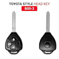 Pikkukuva 3 / 5: KEYDIY B05-3 Kaukosäädin Auton Avain Universaali 3 Painiketta Tyyliin KD900/-X2 MINI/ URG200 Ohjelmalle